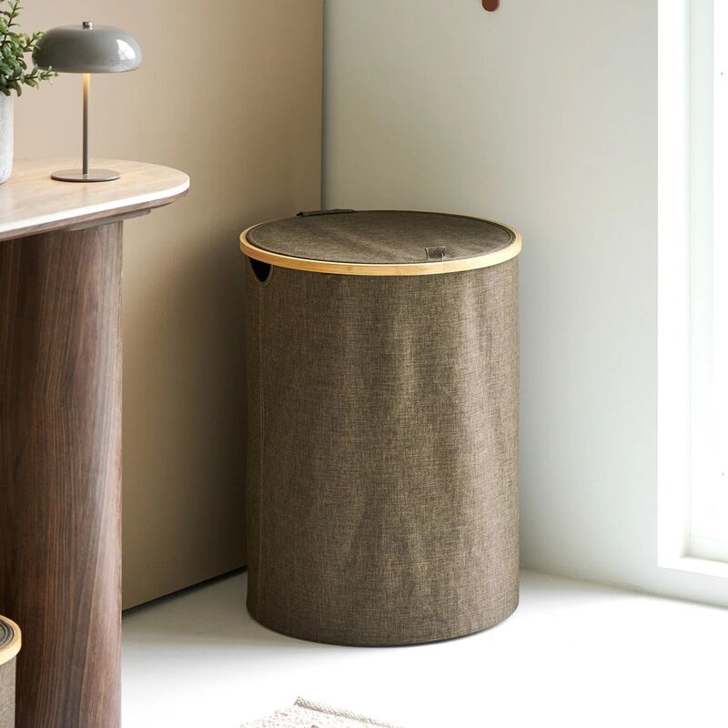 House Nordic Noto pyykkikori 45x60 cm ruskea